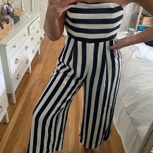 Strapless jumpsuit